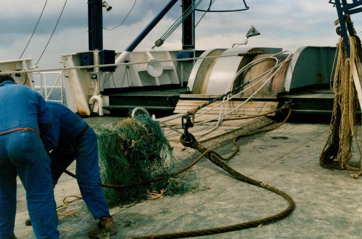 1978 - Cable Damage caused by Fishing Net - Recovered to Cable Ship