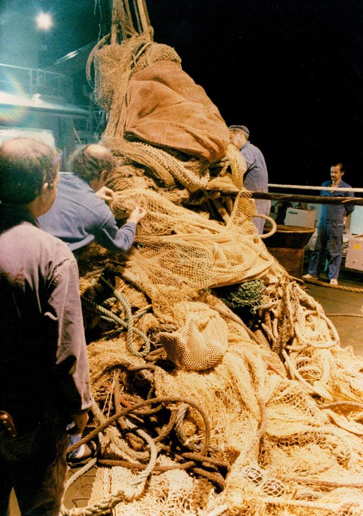 1978 - Cable Damage caused by Fishing Net - Recovered to Cable Ship