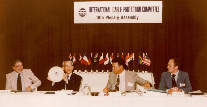 1993 - Presentation of Commemorative Plate at 1993 Plenary in Tokyo, Japan