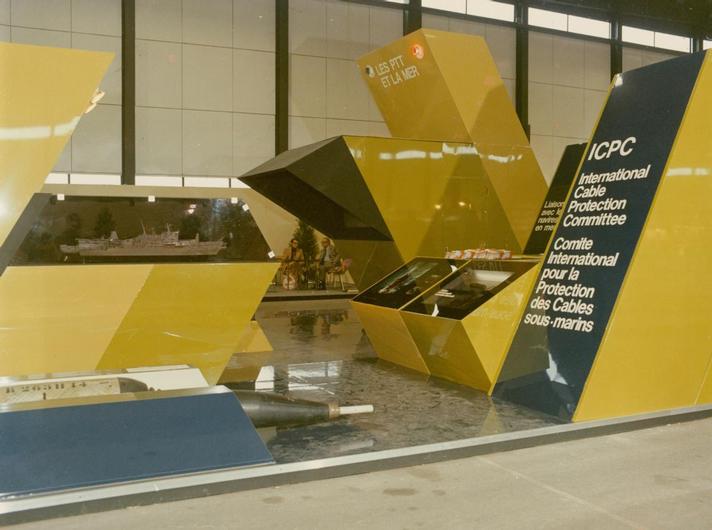 1974 - ICPC Exhibition Stand at Bordeaux Fishing Exhibition