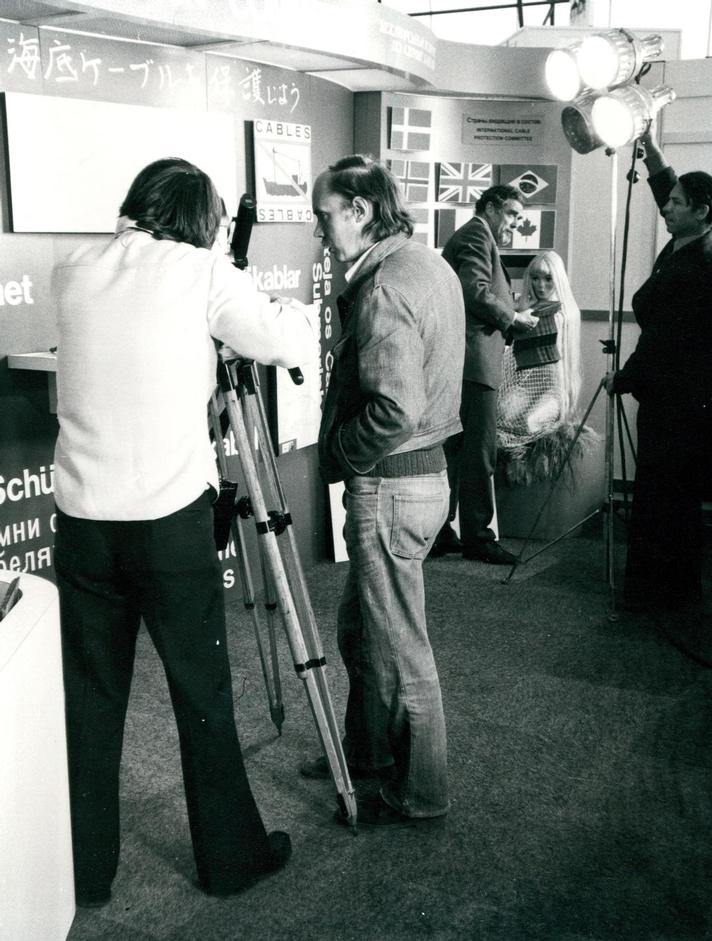 1975 - ICPC Cable Protection Exhibit at Liningrad Fishing Exhibition