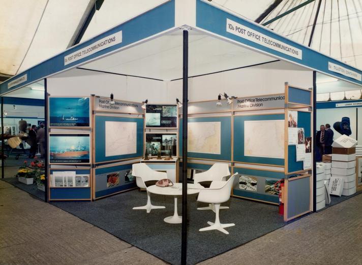 1977 - British Post Office, Marine Division Exhibition Stand at 'Catch' Exhibition