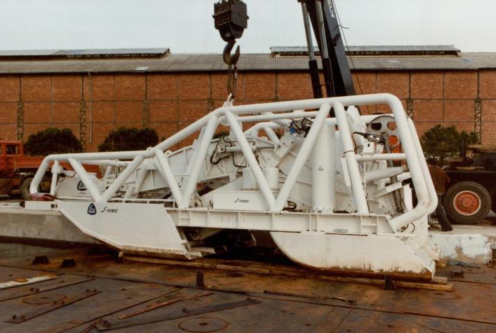 1983 - Sea Plough on France Telecom Cable Ship CS Vercors
