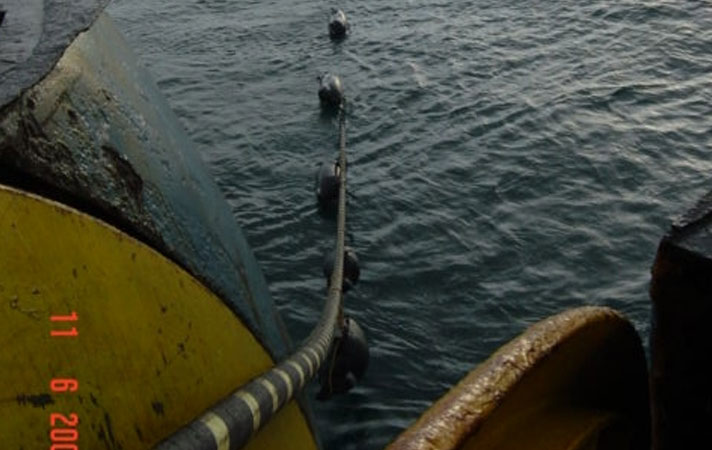 Power Cable Shore End Landing - Image by courtesy of Basslink